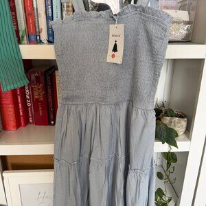 Cutest sun dress with shoulder bows